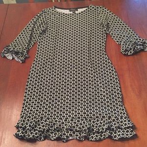 Dress Barn Classy Black & White Dress